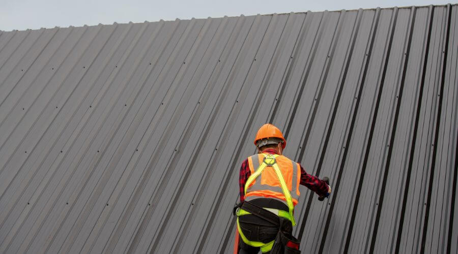 Professional metal roof installation services in Poyen, AR